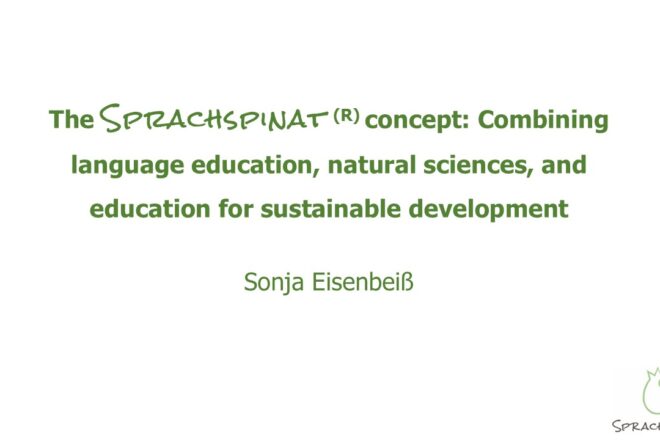 The Sprachspinat concept: Combining language education, natural sciences, and education for sustainable development