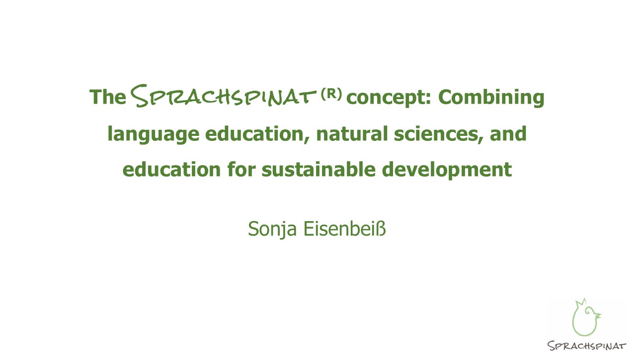 The Sprachspinat concept: Combining language education, natural sciences, and education for sustainable development